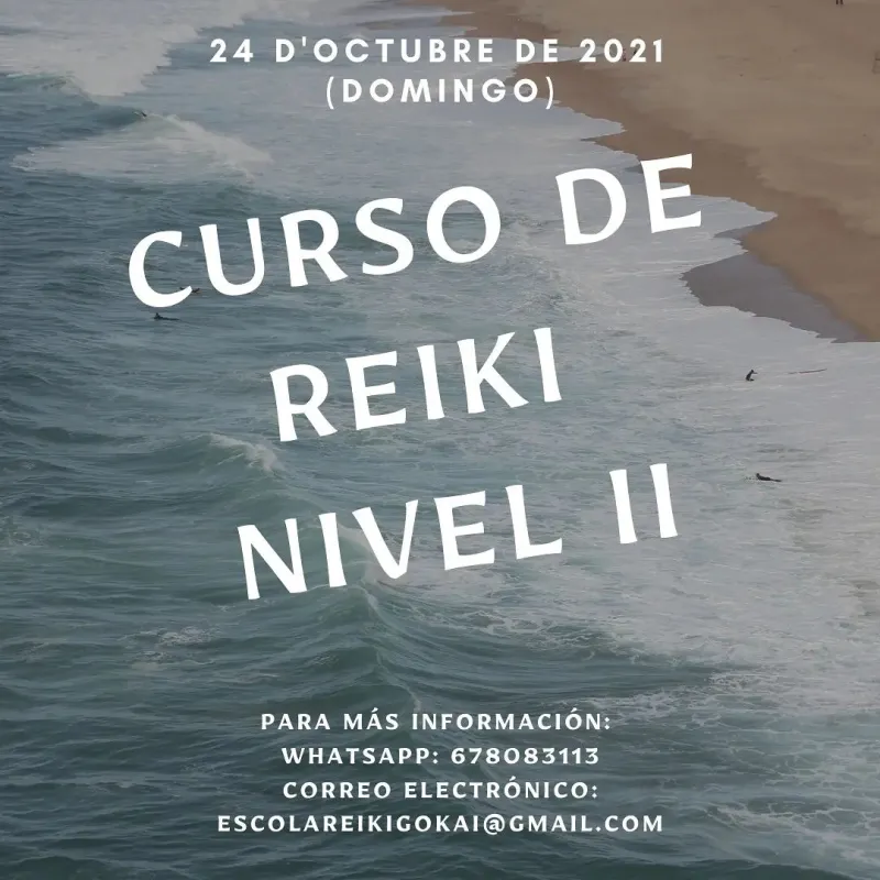 Si ya tienes el primer nivel de Reiki tradicional Japonés y te apetece pr 